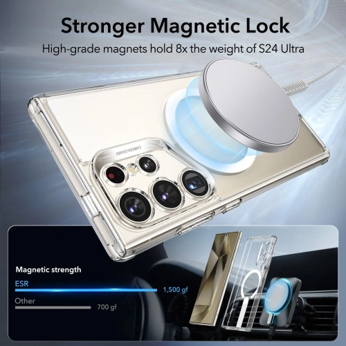 Kup Etui ESR Flickstand Boost HaloLock Samsung Galaxy S24 Ultra Clear - ESR757 - {ean13} - Sklep Home Screen