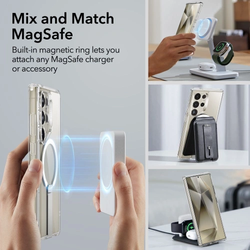 Buy ESR Flickstand Boost HaloLock Samsung Galaxy S24 Ultra Clear - ESR757 - {ean13} - Home Screen Store Europe