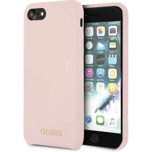 Etui Guess GUHCI8LSGLLP Apple iPhone SE 2022/SE 2020/8/7 light pink/jasnoróżowy hard case Silicone Etui Guess GUHCI8LSGLLP Apple iPhone SE 2022/SE 2020/8/7 light pink/jasnoróżowy hard case Silicone