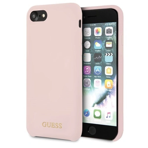 Kup Etui Guess GUHCI8LSGLLP Apple iPhone SE 2022/SE 2020/8/7 světle růžové/hard case silikon - GUE133PNK - {ean13} - Sklep Home Screen