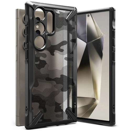 Kup Case Ringke Fusion-X Samsung Galaxy S24 Ultra Camo Schwarz - RGK1912 - {ean13} - Sklep Home Screen