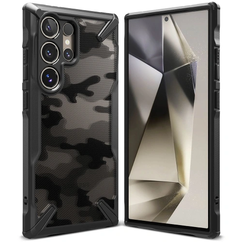 Kup Etui Ringke Fusion-X Samsung Galaxy S24 Ultra Camo Black - RGK1912 - {ean13} - Sklep Home Screen