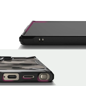 Kup Etui Ringke Fusion-X Samsung Galaxy S24 Ultra Camo Black - RGK1912 - {ean13} - Sklep Home Screen