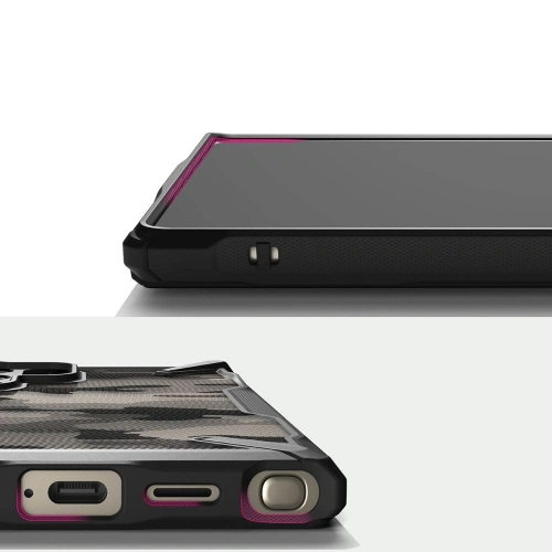 Kup Etui Ringke Fusion-X Samsung Galaxy S24 Ultra Camo Black - RGK1912 - {ean13} - Sklep Home Screen