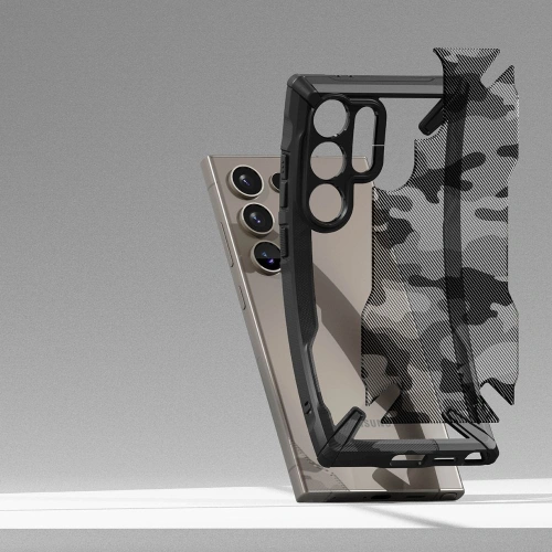 Kup Etui Ringke Fusion-X Samsung Galaxy S24 Ultra Camo Black - RGK1912 - {ean13} - Sklep Home Screen