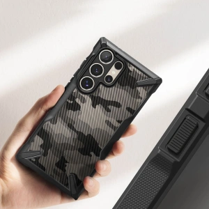 Kup Etui Ringke Fusion-X Samsung Galaxy S24 Ultra Camo Black - RGK1912 - {ean13} - Sklep Home Screen