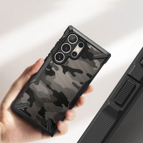Kup Etui Ringke Fusion-X Samsung Galaxy S24 Ultra Camo Black - RGK1912 - {ean13} - Sklep Home Screen