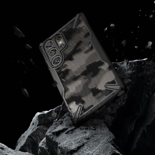 Kup Etui Ringke Fusion-X Samsung Galaxy S24 Ultra Camo Black - RGK1912 - {ean13} - Sklep Home Screen