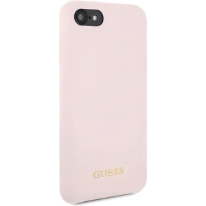Etui Guess GUHCI8LSGLLP Apple iPhone SE 2022/SE 2020/8/7 light pink/jasnoróżowy hard case Silicone Etui Guess GUHCI8LSGLLP Apple iPhone SE 2022/SE 2020/8/7 light pink/jasnoróżowy hard case Silicone