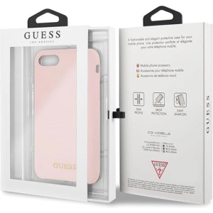 Etui Guess GUHCI8LSGLLP Apple iPhone SE 2022/SE 2020/8/7 light pink/jasnoróżowy hard case Silicone Etui Guess GUHCI8LSGLLP Apple iPhone SE 2022/SE 2020/8/7 light pink/jasnoróżowy hard case Silicone