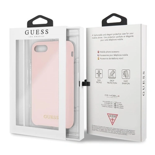 Kup Etui Guess GUHCI8LSGLLP Apple iPhone SE 2022/SE 2020/8/7 roz light/jasnorozie hard case Silicone - GUE133PNK - {ean13} - Sklep Home Screen
