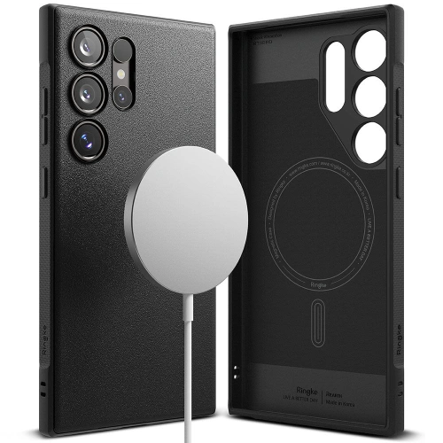 Kup Case Ringke Onyx Magnetic MagSafe Samsung Galaxy S24 Ultra Schwarz - RGK1916 - {ean13} - Sklep Home Screen