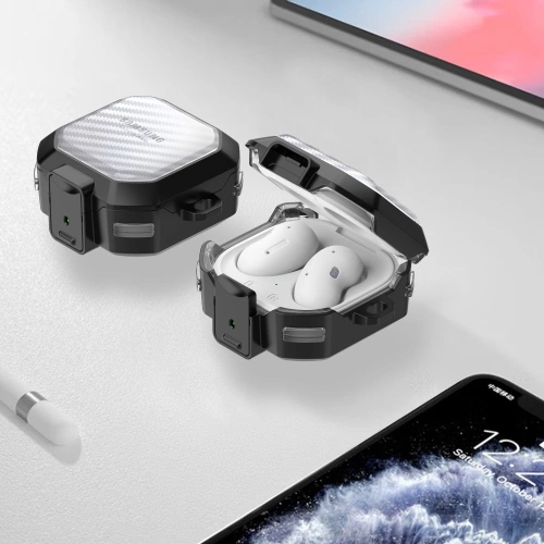 Kup Etui Tech-Protect X-Carbo Samsung Galaxy Buds FE / 2 Pro / 2 / Live / Pro Black - THP2591 - {ean13} - Sklep Home Screen