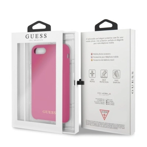 Kup Guess Apple Tasche GUHCI8LSGLPI iPhone SE 2022/SE 2020/8/7 rosa/rosa Hartschale Silikon - GUE134PNK - {ean13} - Sklep Home Screen