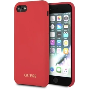 Etui Guess GUHCI8LSGLRE Apple iPhone SE 2022/SE 2020/8/7 red /czerwony hard case Silicone Etui Guess GUHCI8LSGLRE Apple iPhone SE 2022/SE 2020/8/7 red /czerwony hard case Silicone