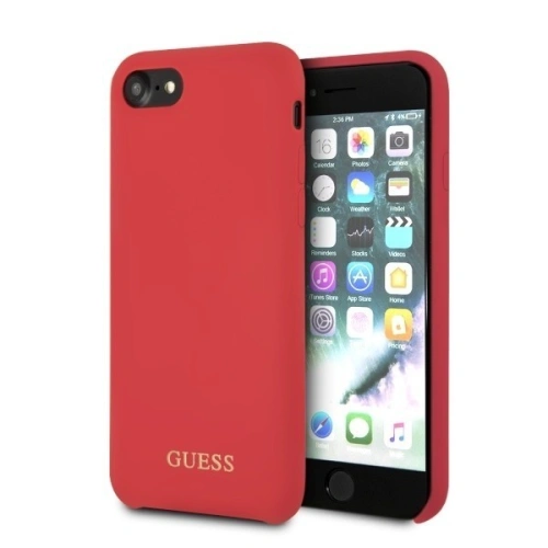 Kup Etui Guess GUHCI8LSGLRE Apple iPhone SE 2022/SE 2020/8/7 roșu /red hard case Silicone - GUE135RED - {ean13} - Sklep Home Screen