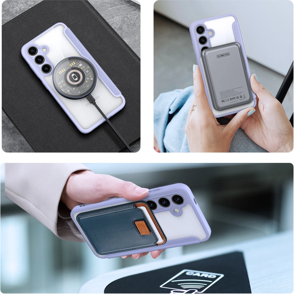 Etui Dux Ducis Skin X Pro Samsung Galaxy S24+ Plus fioletowe