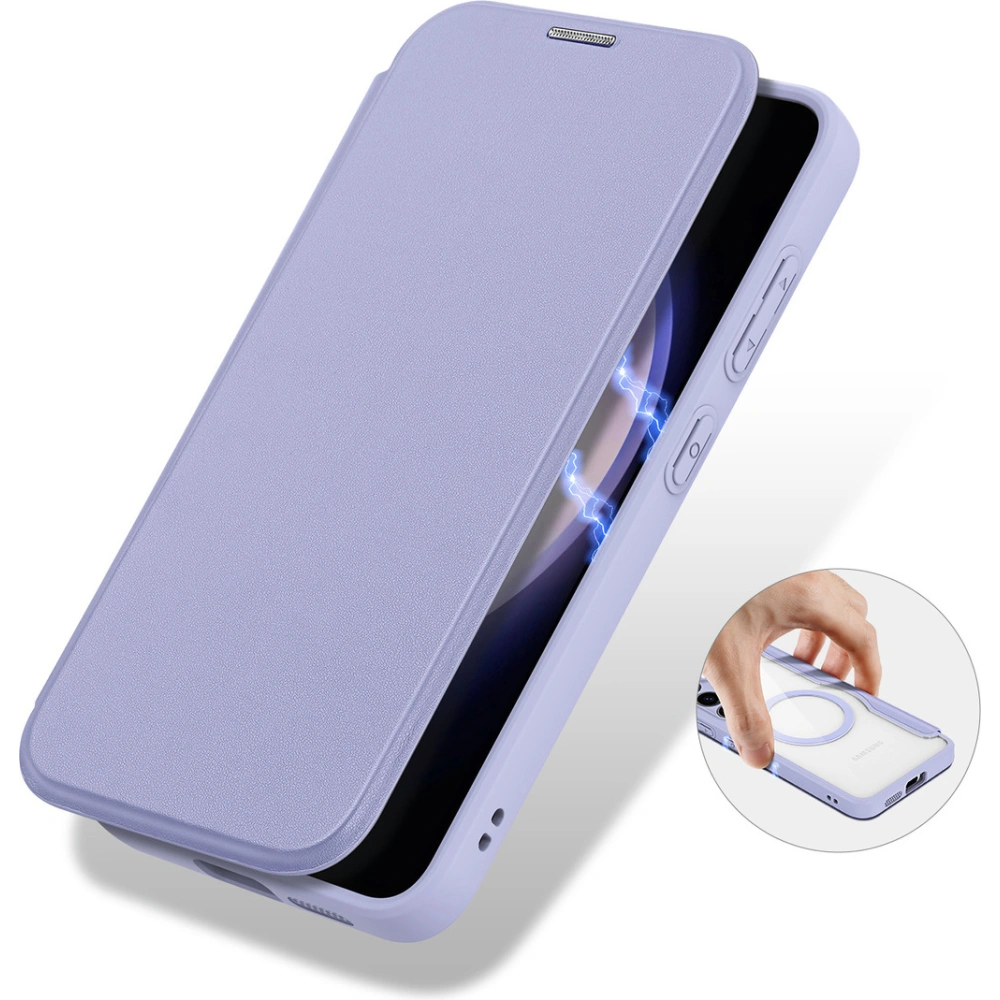 Etui Dux Ducis Skin X Pro Samsung Galaxy S24+ Plus fioletowe