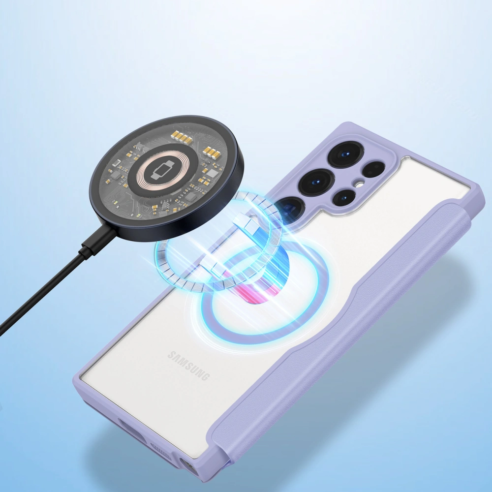 Etui Dux Ducis Skin X Pro Samsung Galaxy S24 Ultra fioletowe