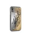 Buy Karl Lagerfeld KLHCI61TRKSIGGO iPhone Xr gold hard case Signature Liquid Glitter Stars - KLD031GLD - {ean13} - Home Screen Store Europe