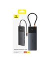 Baseus Adaptor 11in1 Metal Gleam HUB USB-C / 2xUSB-A 2.0, 2xUSB-A 3.0, USB-C PD, 2xHDMI, DisplayPort, RJ45, TF/SD