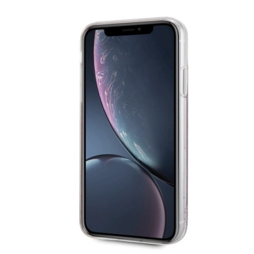 Kup Karl Lagerfeld KLHCI61TRKSIGPI iPhone Xr różowy/pink hard case Signature Liquid Glitter Stars - KLD032PNK - {ean13} - Sklep Home Screen