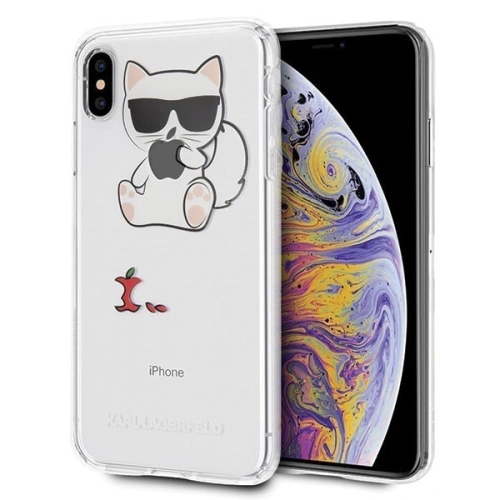Kup Karl Lagerfeld KLHCI65CFA iPhone Xs Max tvrdý kryt průhledný Choupette Fun - KLD033CL - {ean13} - Sklep Home Screen