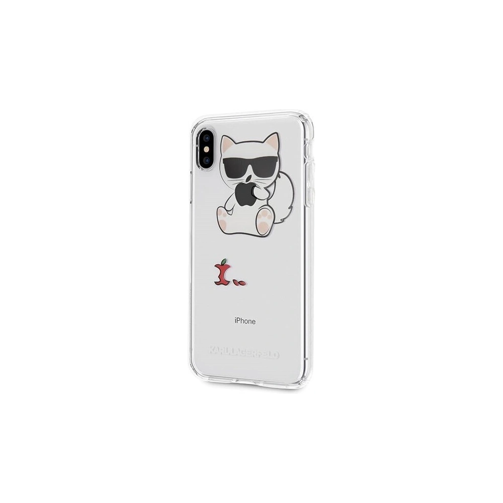 Karl Lagerfeld KLHCI65CFA iPhone Xs Max hardcase transparent Choupette Fun