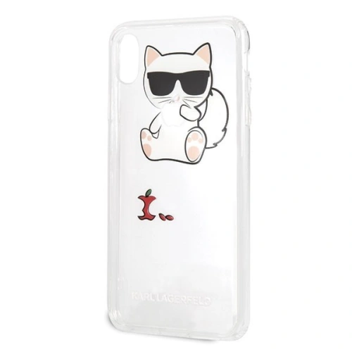 Kup Karl Lagerfeld KLHCI65CFA iPhone Xs Max hardcase transparent Choupette Fun - KLD033CL - {ean13} - Sklep Home Screen