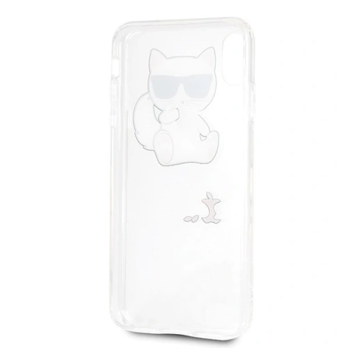 Kup Karl Lagerfeld KLHCI65CFA iPhone Xs Max hardcase transparent Choupette Fun - KLD033CL - {ean13} - Sklep Home Screen
