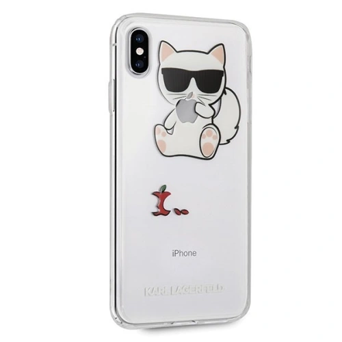 Kup Karl Lagerfeld KLHCI65CFA iPhone Xs Max Hartschale transparent Choupette Fun - KLD033CL - {ean13} - Sklep Home Screen