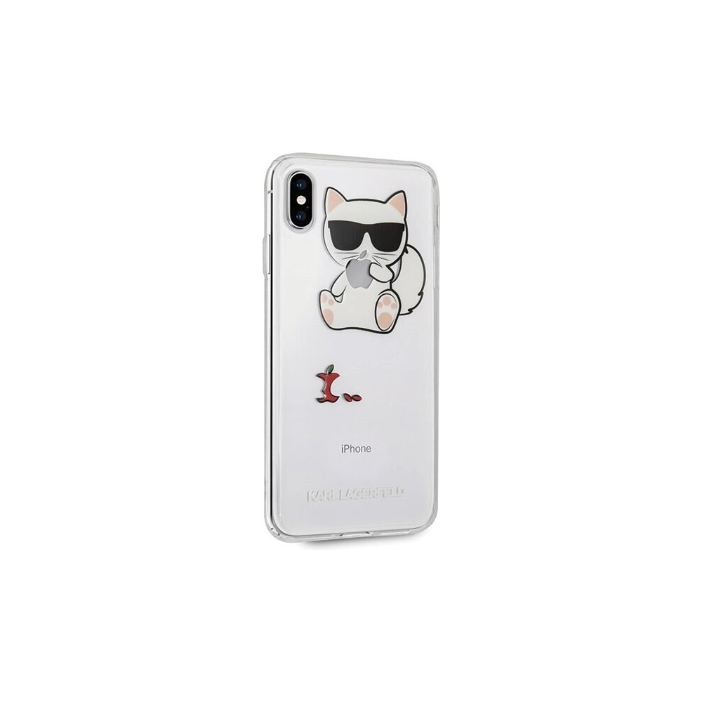 Karl Lagerfeld KLHCI65CFA iPhone Xs Max hardcase transparent Choupette Fun