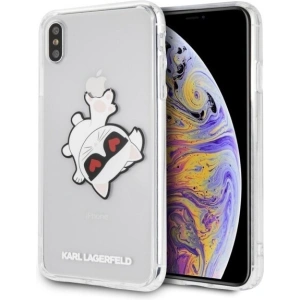 Kup Karl Lagerfeld KLHCI65CFHE iPhone Xs Max hardcase transparent Choupette Fun - KLD034CL - {ean13} - Sklep Home Screen