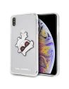 Karl Lagerfeld KLHCI65CFHE iPhone Xs Max Hartschale transparent Choupette Fun