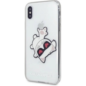 Kup Karl Lagerfeld KLHCI65CFHE iPhone Xs Max hardcase transparent Choupette Fun - KLD034CL - {ean13} - Sklep Home Screen