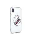 Kup Karl Lagerfeld KLHCI65CFHE iPhone Xs Max hardcase transparent Choupette Fun - KLD034CL - {ean13} - Sklep Home Screen