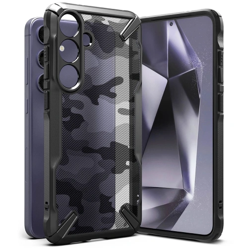 Kup Case Ringke Fusion-X Samsung Galaxy S24+ Plus Camo Schwarz - RGK1919 - {ean13} - Sklep Home Screen