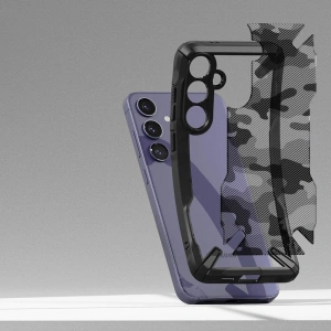 Kup Etui Ringke Fusion-X Samsung Galaxy S24+ Plus Camo Fekete - RGK1919 - {ean13} - Sklep Home Screen