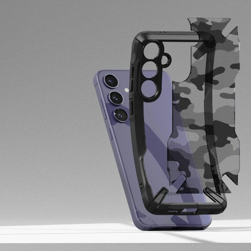 Kup Etui Ringke Fusion-X Samsung Galaxy S24+ Plus Camo Fekete - RGK1919 - {ean13} - Sklep Home Screen