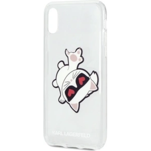 Kup Karl Lagerfeld KLHCI65CFHE iPhone Xs Max hardcase transparent Choupette Fun - KLD034CL - {ean13} - Sklep Home Screen