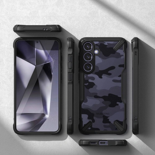 Kup Etui Ringke Fusion-X Samsung Galaxy S24+ Plus Camo Black - RGK1919 - {ean13} - Sklep Home Screen