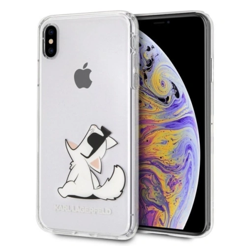 Kup Karl Lagerfeld KLHCI65CFNRC iPhone Xs Max Hartschale transparent Choupette Fun - KLD035CL - {ean13} - Sklep Home Screen