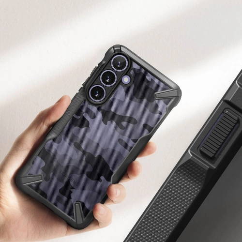 Kup Etui Ringke Fusion-X Samsung Galaxy S24 Camo Fekete - RGK1925 - {ean13} - Sklep Home Screen