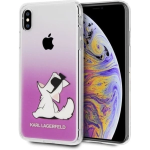 Karl Lagerfeld KLHCI65CFNRCPI iPhone Xs Max hardcase pink Choupette Fun