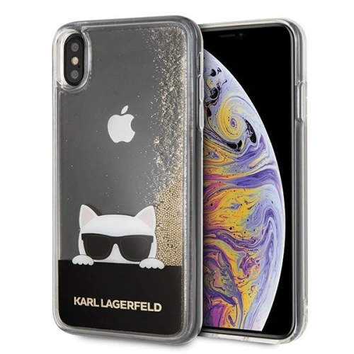 Kup Karl Lagerfeld KLHCI65CHPEEGO iPhone Xs Max arany/złoty kemény tok Folyékony Csillám - KLD038GLD - {ean13} - Sklep Home Screen