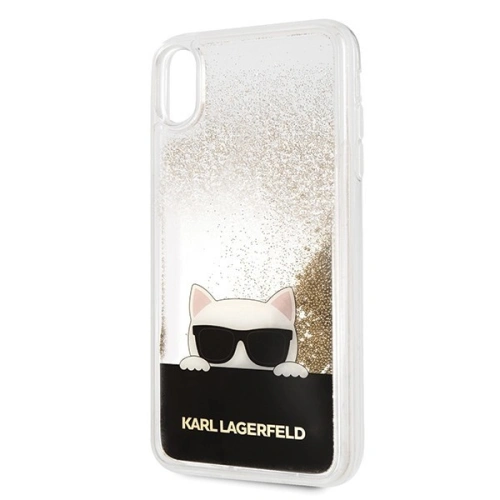 Kup Karl Lagerfeld KLHCI65CHPEEGO iPhone Xs Max arany/złoty kemény tok Folyékony Csillám - KLD038GLD - {ean13} - Sklep Home Screen