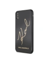 Kup Karl Lagerfeld KLHCI65DLKSBK iPhone Xs Max fekete/black kemény tok Signature Glitter - KLD040BLK - {ean13} - Sklep Home Screen