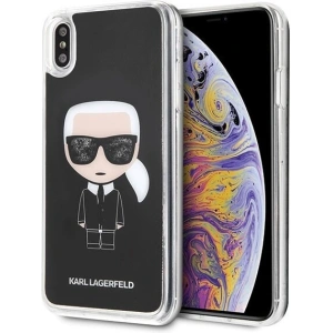 Kup Karl Lagerfeld KLHCI65ICGBK iPhone Xs Max czarny/black Iconic Glitter - KLD041BLK - {ean13} - Sklep Home Screen