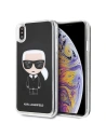 Kup Karl Lagerfeld KLHCI65ICGBK iPhone Xs Max černý/black Iconic Glitter - KLD041BLK - {ean13} - Sklep Home Screen