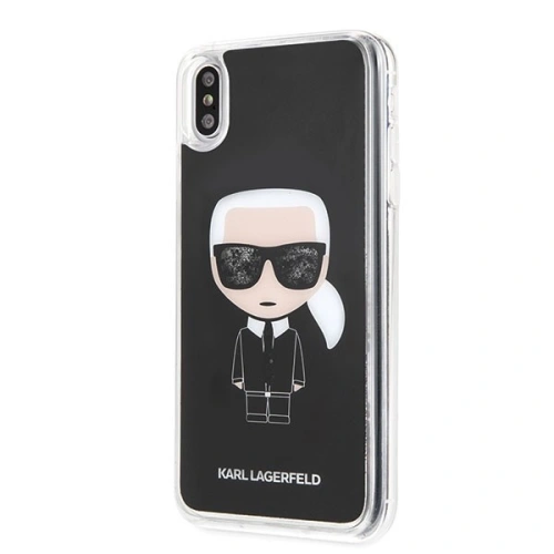 Kup Karl Lagerfeld KLHCI65ICGBK iPhone Xs Max černý/black Iconic Glitter - KLD041BLK - {ean13} - Sklep Home Screen